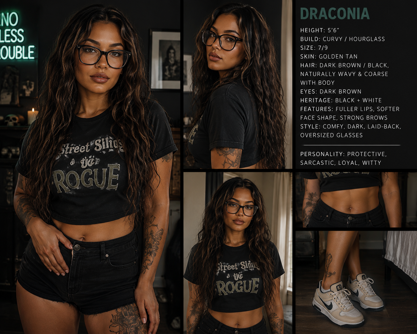 Draconia character reference